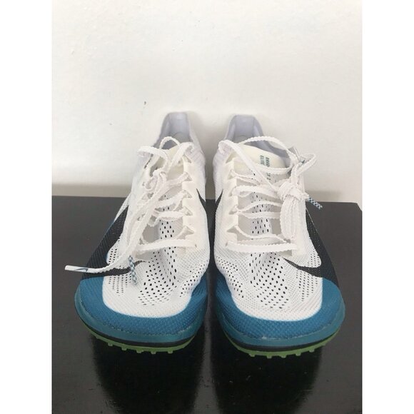 Size 5.5 Men/7 Women Nike ZoomX Dragonfly 2 Elite Spikes White Green FZ9315-102 - Picture 2 of 8